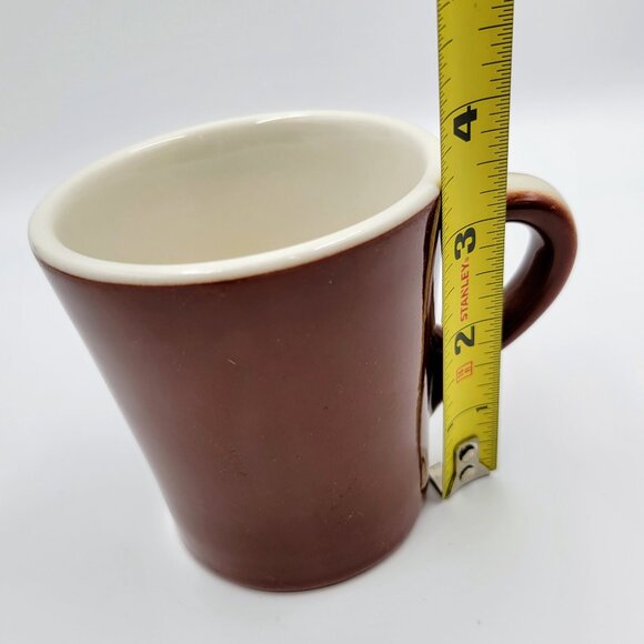 Vintage Mug Cup Restaurant Ware Brown Read - Picture 9 of 10
